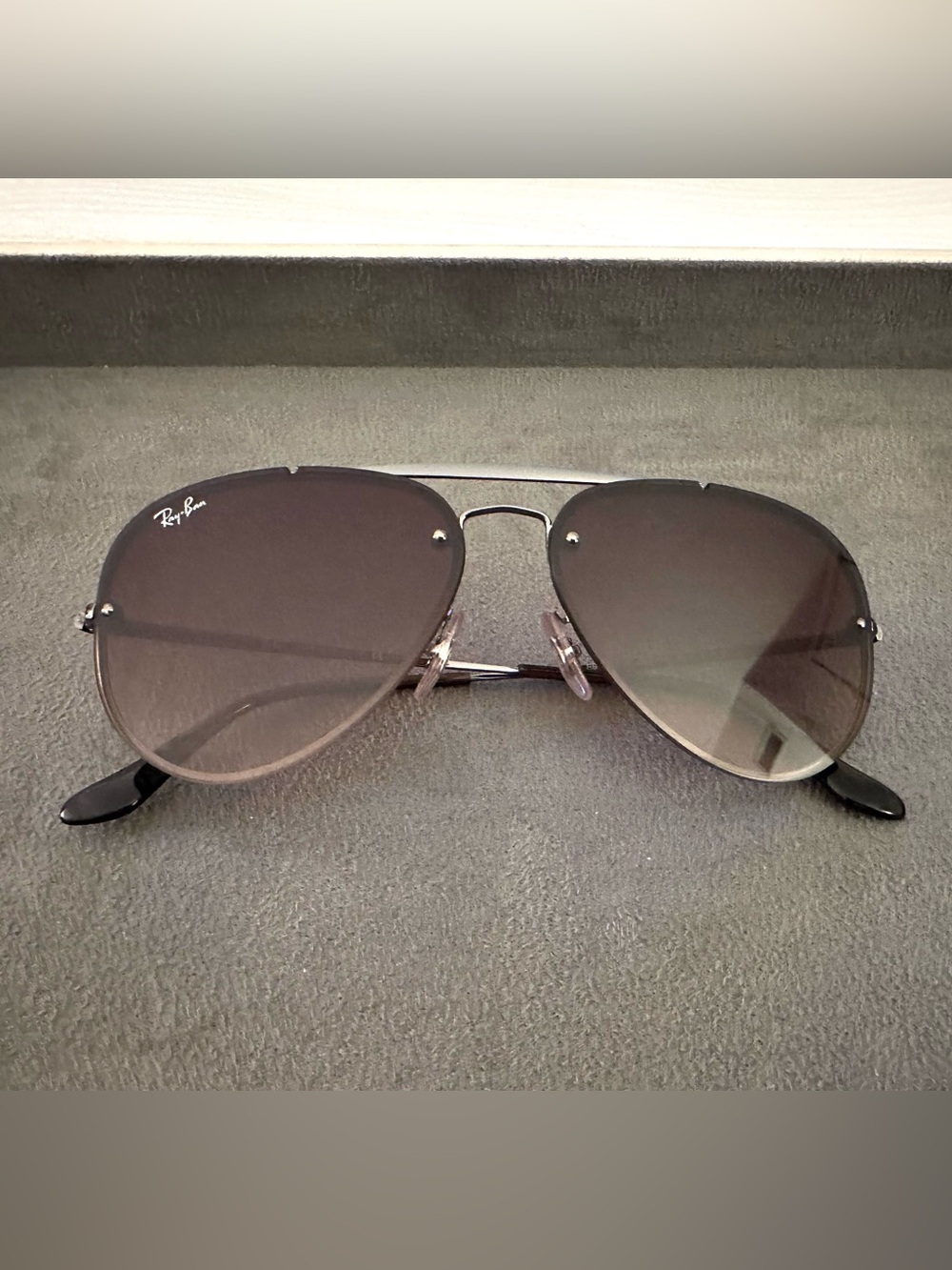 Ray-Ban Aviator Sunglasses in Brown Gradient